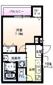 フジパレス武庫川駅東の間取り画像