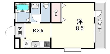 兵一広島ビルの間取り画像