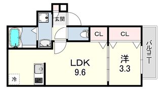 ジーメゾン西脇アノリスの間取り画像