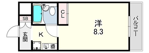 グランシャリオ塚口の間取り画像