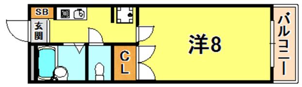 カースル御影の間取り画像
