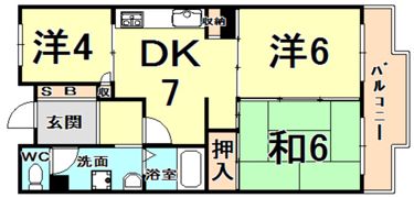 メゾンアイリスの間取り画像