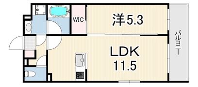 ルーセス2上甲子園の間取り画像