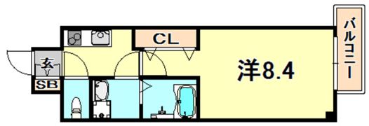 ファーストステージ神戸ハーバーランドの間取り画像