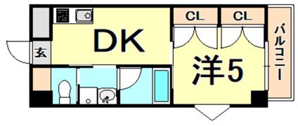 プチシャトレ森北の間取り画像