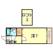 レオ西明石の間取り画像