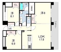 ウエリスステージ門戸厄神の間取り画像