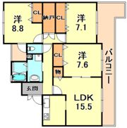 RUNOAS Koushienの間取り画像