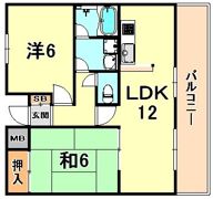 グランディア篠原の間取り画像