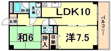 レジデンス・ハヤシの間取り画像