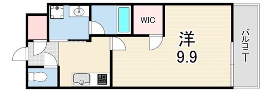 ウェルスクエア西宮北口の間取り画像