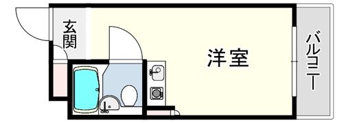 ダイドーメゾン甲東園2の間取り画像