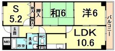 プランドール中屋の間取り画像