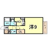 ルポ川添の間取り画像