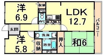 フェリーチェ尼崎の間取り画像