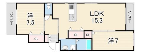 ラ・メゾン ルミエールの間取り画像