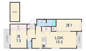 ラ・メゾン ルミエールの間取り画像