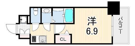 フォーリアライズ尼崎エランの間取り画像