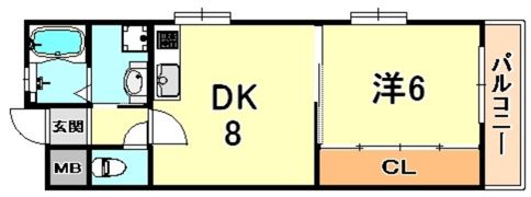 エスポワール六甲の間取り画像