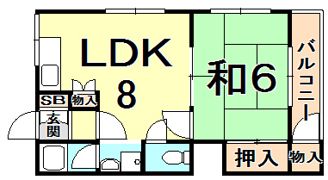 マンション幸の間取り画像