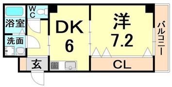 プロスパー尼崎の間取り画像