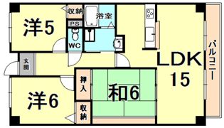 ラ・フォーレ北園田の間取り画像