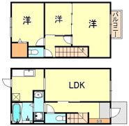 ウィルコート明石の間取り画像
