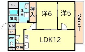 エスポワール高清の間取り画像