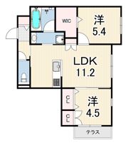 LA VITA西宮北口の間取り画像