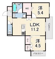 LA VITA西宮北口の間取り画像