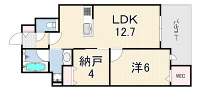LA VITA西宮北口の間取り画像