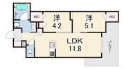 LA VITA西宮北口の間取り画像