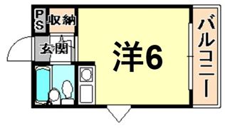 ダイドーメゾン門戸の間取り画像