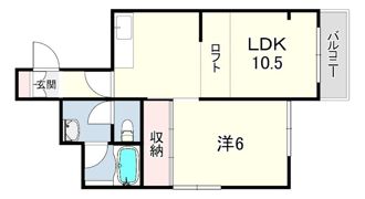 サンパレス21東園田2の間取り画像