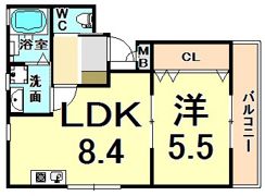 SCHALEの間取り画像