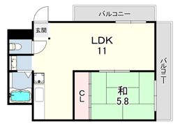 第2七耀マンションの間取り画像