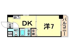 ジュネス南塚口の間取り画像