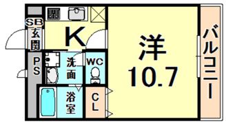 アンプルール フェール フリージアの間取り画像