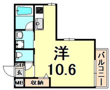 エルスタンザ伊丹の間取り画像