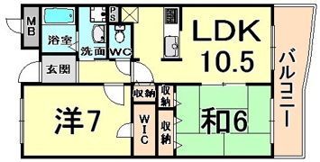 アップルロードの間取り画像