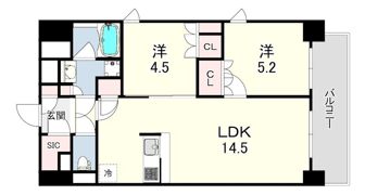 ブランシエスタ西宮の間取り画像