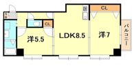 ブルーノ芦屋の間取り画像