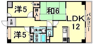 アルカディアコートの間取り画像