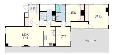 エスパレス六甲の間取り画像