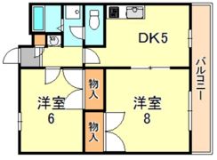 ダイコーポ西藤江の間取り画像