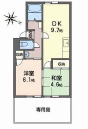 ハイツ アヴェーユの間取り画像