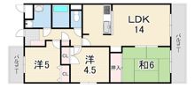 メインステージ甲子園一番町の間取り画像