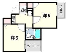 セレーノ門戸の間取り画像