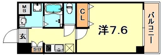 アドバンス神戸グルーブの間取り画像