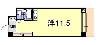 イーストコート2番街の間取り画像